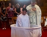 Jacob being Baptized